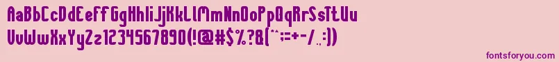 SheIsBeautiful Font – Purple Fonts on Pink Background