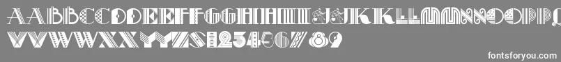 Pastichenf Font – White Fonts on Gray Background