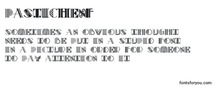 Schriftart Pastichenf