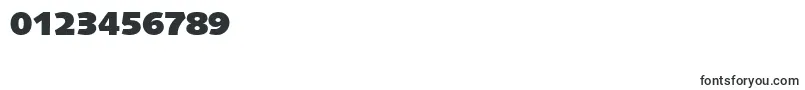 PfsyntaxUltrablack Font – Fonts for Numbers and Digits