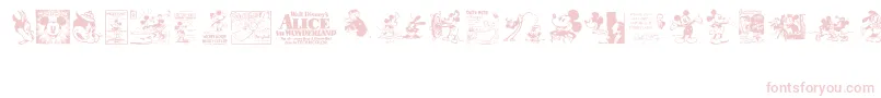 Lisätietoja VintageClassicsDisney-fontista VintageClassicsDisney-fontti – vaaleanpunaiset fontit