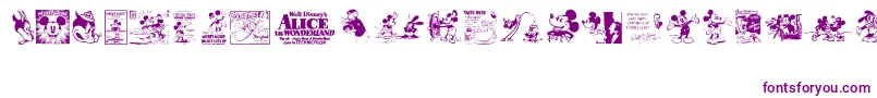 Más sobre la fuente VintageClassicsDisney fuente VintageClassicsDisney – Fuentes Moradas