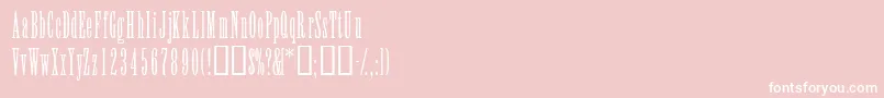 Elvenssk Font – White Fonts on Pink Background