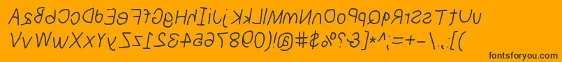Más sobre la fuente Numbbunnyrevita fuente Numbbunnyrevita – Fuentes Negras Sobre Fondo Naranja