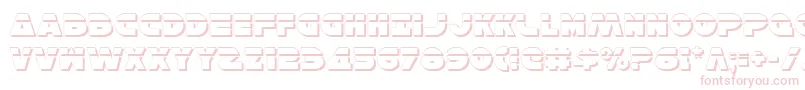 HanSoloShadowLaser Font – Pink Fonts on White Background