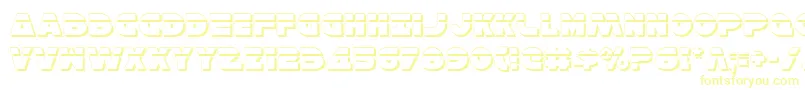 HanSoloShadowLaser Font – Yellow Fonts