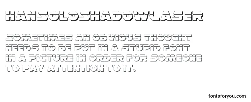 HanSoloShadowLaser Font
