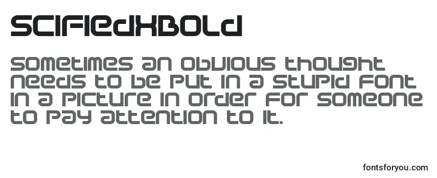 Шрифт SciFiedXBold