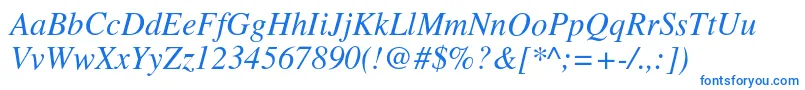 TimesItalic Font – Blue Fonts