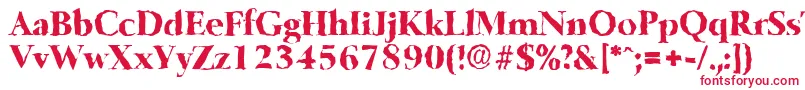 BelfastrandomXboldRegular Font – Red Fonts