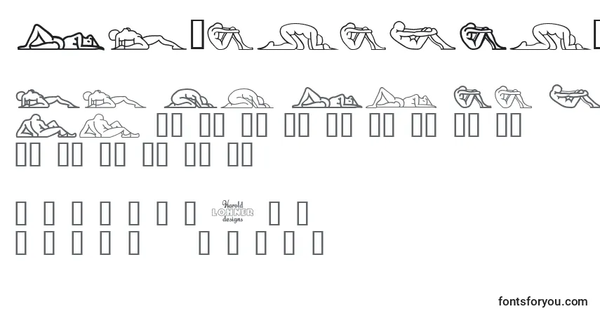 Schriftart CandideDingbats – Alphabet, Zahlen, spezielle Symbole