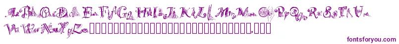 Spiderwritten Font – Purple Fonts