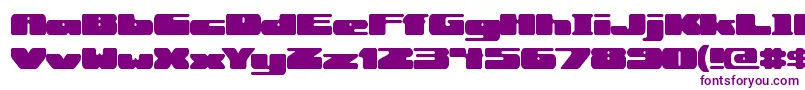 RotundBrk Font – Purple Fonts on White Background