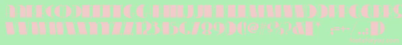 Congalinenf Font – Pink Fonts on Green Background