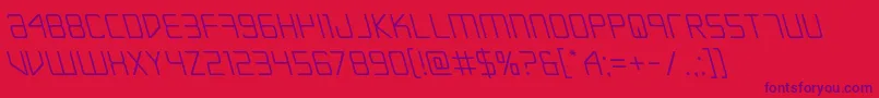 fuente Escapeartistleft – Fuentes Moradas Sobre Fondo Rojo