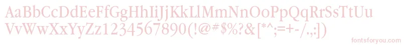 Garamondbooknarrowc Font – Pink Fonts