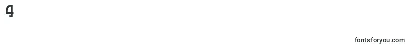フォントBlueplatespecialnf – フォント数字4