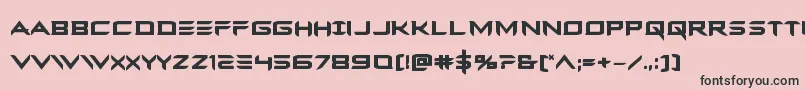 Ferretfacebold Font – Black Fonts on Pink Background