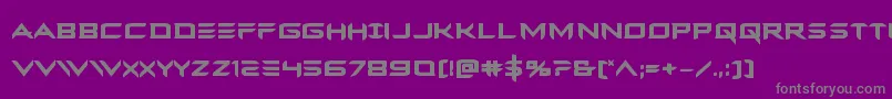 Ferretfacebold Font – Gray Fonts on Purple Background