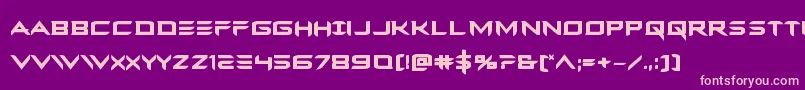 Ferretfacebold Font – Pink Fonts on Purple Background