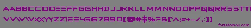 Ferretfacebold Font – Purple Fonts on Gray Background