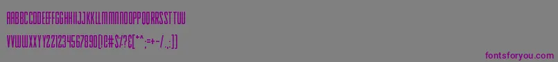 SkinnySunbeams Font – Purple Fonts on Gray Background