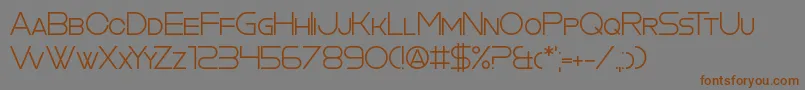 CookieCutterCulture Font – Brown Fonts on Gray Background