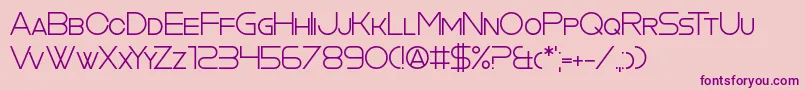 CookieCutterCulture Font – Purple Fonts on Pink Background