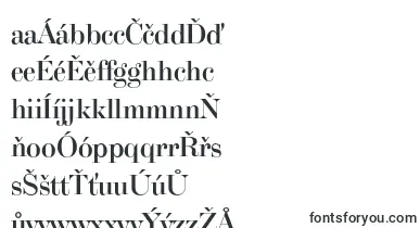 SplendidSerifBold font – czech Fonts