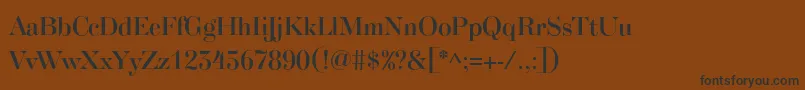 SplendidSerifBold Font – Black Fonts on Brown Background