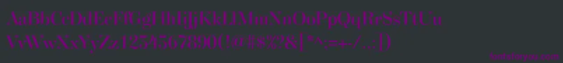 SplendidSerifBold Font – Purple Fonts on Black Background