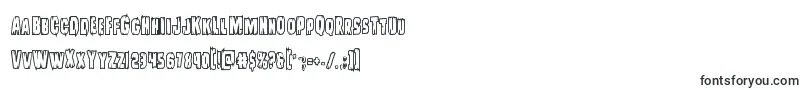 Leatherfaceboldout Font – Graphite Fonts
