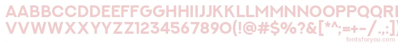 NextArtBold Font – Pink Fonts on White Background