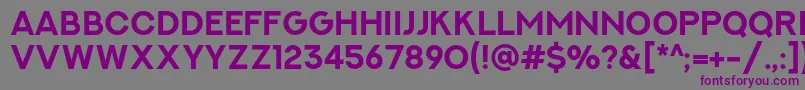 NextArtBold Font – Purple Fonts on Gray Background