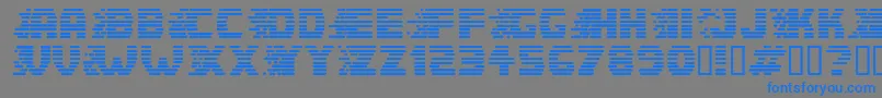 Speerg Font – Blue Fonts on Gray Background