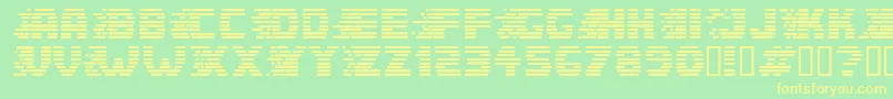 Speerg Font – Yellow Fonts on Green Background