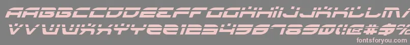 fuente BattlefieldLaserItalic – Fuentes Rosadas Sobre Fondo Gris