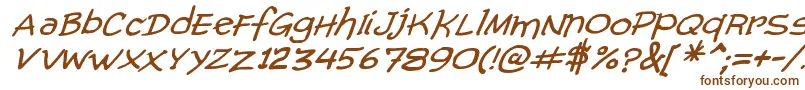 ComicGibiItalic Font – Brown Fonts