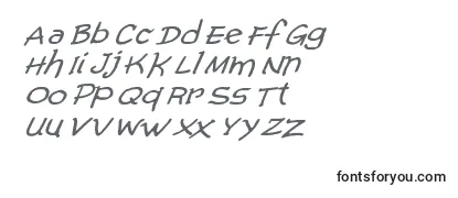 Review of the ComicGibiItalic Font