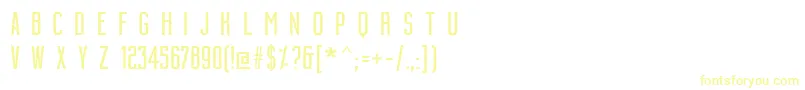 BuildingCondensedmedium Font – Yellow Fonts