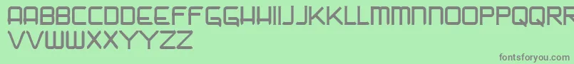 フォントNadir – 緑の背景に灰色の文字