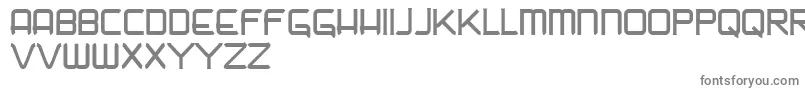 フォントNadir – 白い背景に灰色の文字