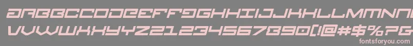 Legionboldital Font – Pink Fonts on Gray Background