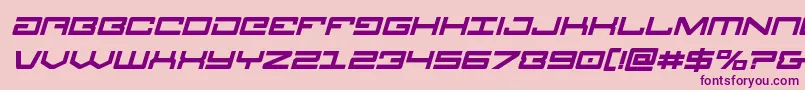 Legionboldital Font – Purple Fonts on Pink Background