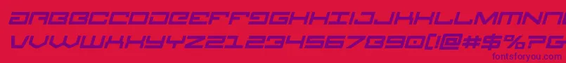 En savoir plus sur la police Legionboldital Police Legionboldital – polices violettes sur fond rouge