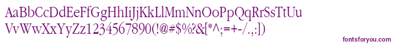 Classpla Font – Purple Fonts on White Background