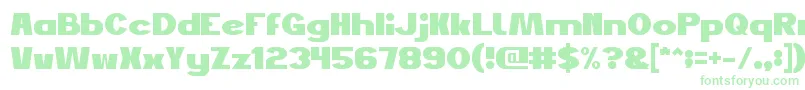 JustDoGood Font – Green Fonts on White Background