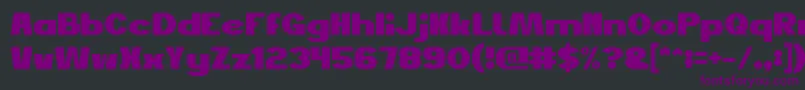 JustDoGood Font – Purple Fonts on Black Background