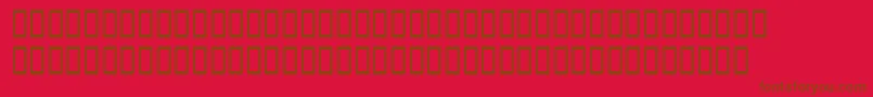 Шрифт WbxgrannytItalic – коричневые шрифты на красном фоне