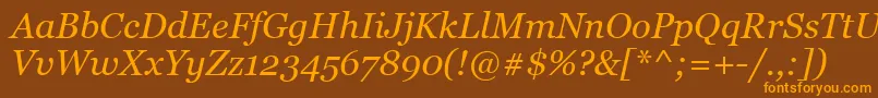 Шрифт GeorgiaРљСѓСЂСЃРёРІ – оранжевые шрифты на коричневом фоне